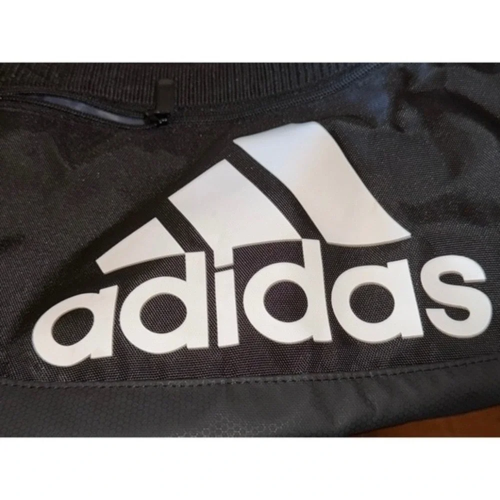 Adidas Duffel Bag Black Gray Medium‎ Training Gym Sport Travel Carry On
